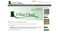 Desktop Screenshot of cedarchestcrafts.com